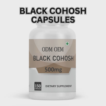 Black Cohosh 500mg Capsules: A Herbal Supplement for Women's Wellness