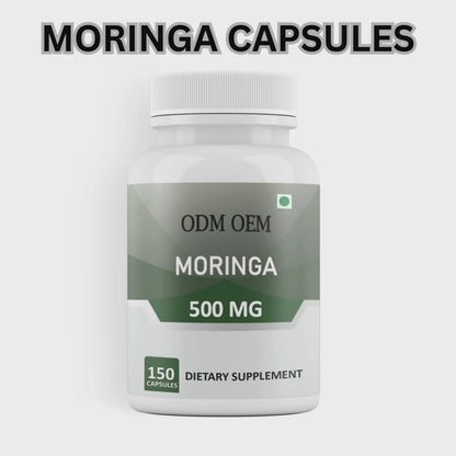 Moringa 500mg Capsules: A Natural Powerhouse for Your Health and Wellness