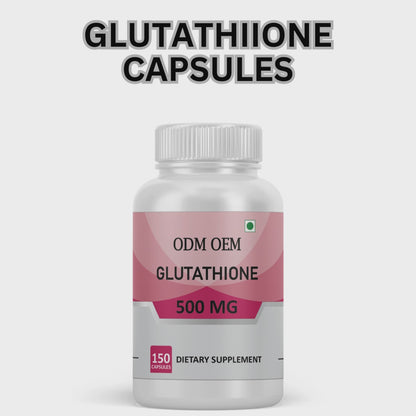 Glutathione 500mg - Antioxidant Support Supplement, 150 Capsules