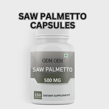 Saw Palmetto 500mg Capsules: A Natural Solution for Prostate and Hair Health