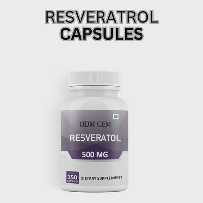 Resveratrol 500mg Capsules: Unlock the Power of Antioxidants for Better Health