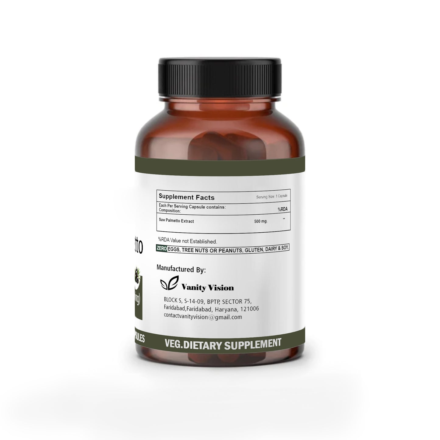 Saw Palmetto 500mg Capsules: A Natural Solution for Prostate and Hair Health